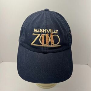 Vintage Nashville Tennessee Zoo Meerkats Adjustable Strap‎ Back Blue Hat Cap